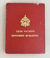 VATICAN VACANT SEAT MCMLXXVIII 500 LIRE 1978 SILVER IN FOLDER