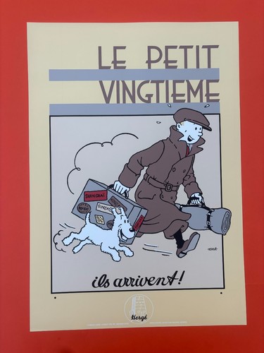 Herge serigraphie tintin - serigraphie,