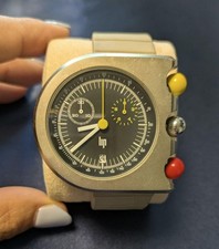 LIP MACH 2000 Men's Watch Quartz Chronograph from JP flat battery Rare
