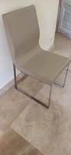 Six Chaises Bonaldo en cuir et