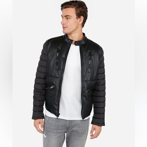 Nwt veste puffer cuir - en, vegan