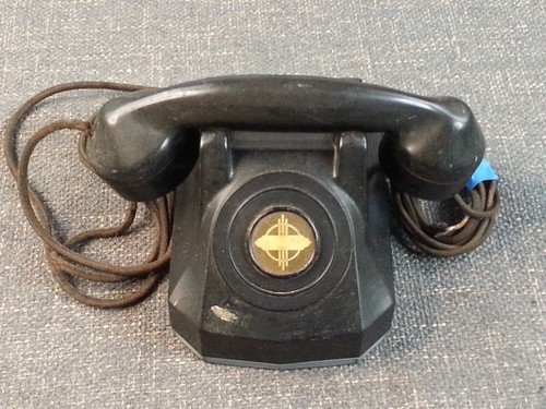 Antique bakelite telephone - bakelite,