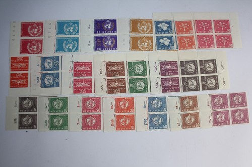 Timbres suisse omm onu oms - timbres,