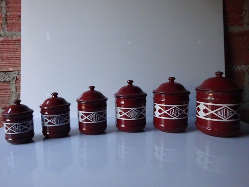 Série pots à épices - série, 6
