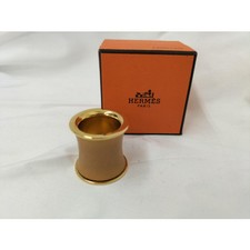 Bague écharpe HERMES cuir