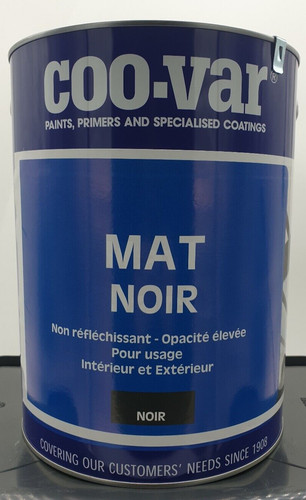 Coo var peinture noir matt - peinture,