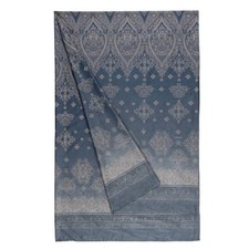 Plaid en coton gris Bassetti Granfoulard Kerala G1
