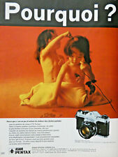 1971 ASAHI PENTAX SPOTMATIC PRESS AD SLR CAMERA - YUTAKA TAKANASHI