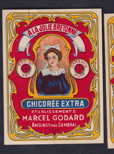 Ancienne étiquette chicorée - ancienne,
