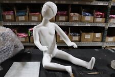 Youth Child Mannequin - 6-8 y/o, Sitting, Detachable Arms, "Shaunie 5" Style