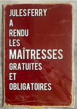 plaque publicitaire vintage