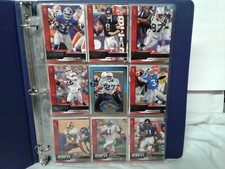  binder /135 collector ball cards >90% football topps upper deck power up honor