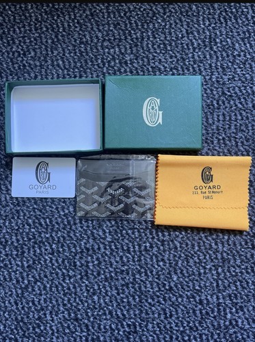 Porte carte goyard - gris,
