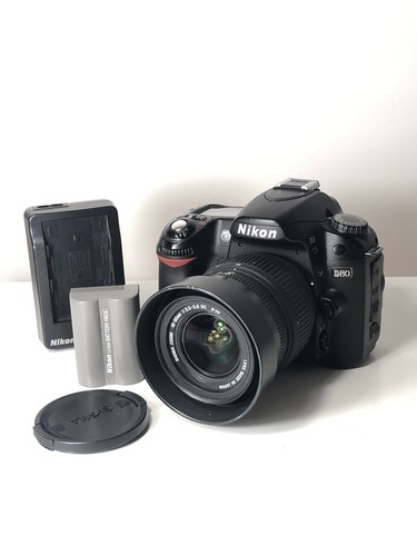 Nikon d80 with sigma 50mm - with, 18-50mm