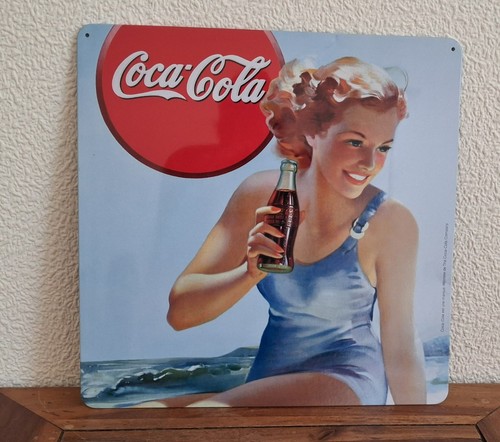 Coca cola plaque metal - plaque, 30