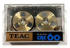 TEAC CRC 60 reel to reel audio cassette blank tape used Made in Japan Type II