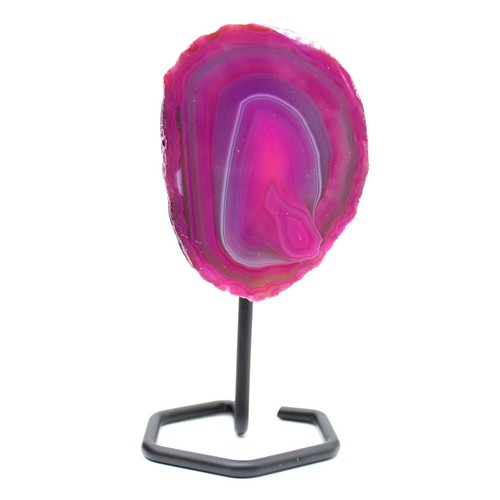 Agate teintée rose 160gr - agate,