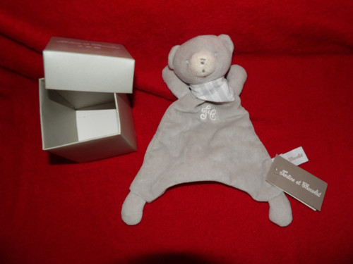 Doudou semi plat ours - semi,