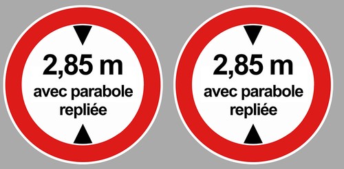 Hauteur limite parabole - x,