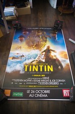 TINTIN SECRET OF UNICORN Large French Rolled DS Movie Poster Original 2011