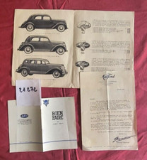 N°21272 / FORD MATFORD 1937 / catalogue + dépliant type 62.66.68