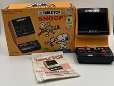 Vintage Rare 1983 Nintendo Snoopy Table Top Arcade Game Original Box Not Working