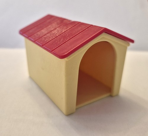 Niche chien rouge jaune - rouge,