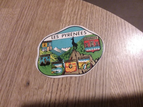 Old sticker regionalism coat