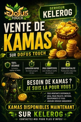 Dofus touch vente kamas - touch,