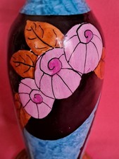 Elégant pied de lampe bleu