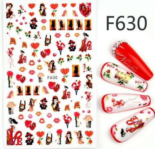 Stickers pour ongles 3d - pour,