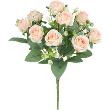 Rose en soie réaliste fleurs