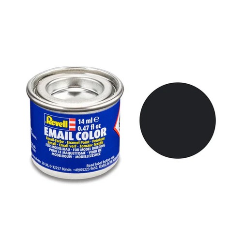 Peinture émail noir mat - -,