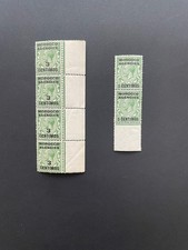 Agences MAROC timbres roi Georges V Halfpenny surchargés NEUFS**