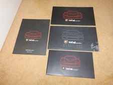 ABARTH 124 SPIDER 1.4 Turbo 2016-2017 UK Brochure set (x4) + Scorpione edition