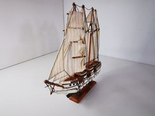 Maquette Voilier Bois J-S Elcano 30cm - Bateau Miniature Collection Déco Marine