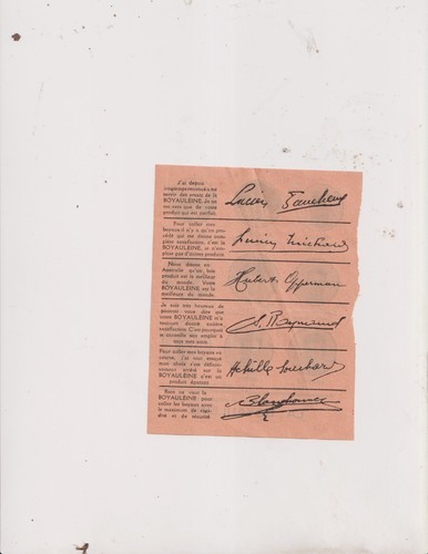 1930 vélo autographes - vélo.,