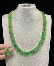 Neckles Ensemble Étoile Coupe Ad Zircone Indien Bollywood Mariage Fête Femme C53