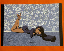 CONRAD  LIBRIS SIGNE  SERIGRAPHIE TIGRESSE  BLANCHE  DURANGO NEUF