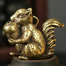 Ornement ??cureuil peint ?? la main porte-cl??s pendentif ornement d??coration m