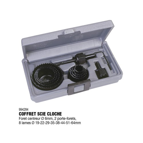 Coffret scie cloche - , 12