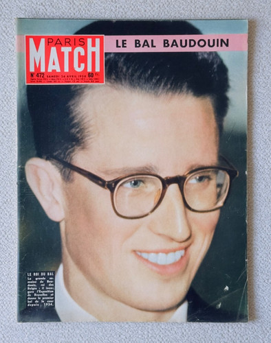 Paris match 472 - 26/4/58, roi