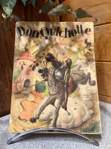 Livre ancien don quichotte - ancien,