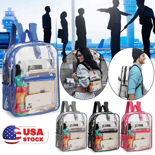 Clear backpack waterproof - clear,