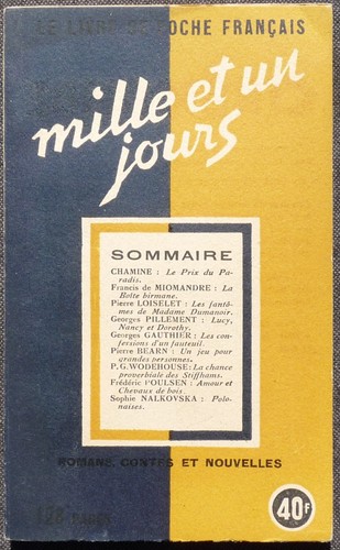 Mille jours recueil - mille, et