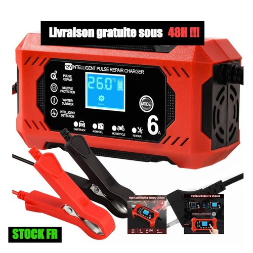 Chargeur batterie 12v - 12v, 6a