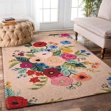 Tapis en laine touffeté à la