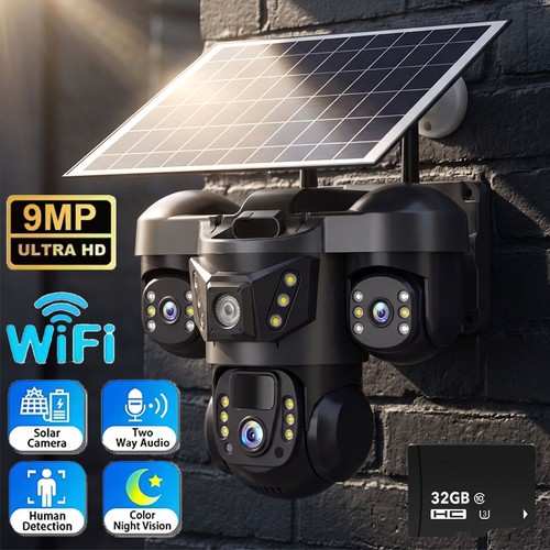 9mp wifi solar camera - 9mp,