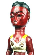African Art - Antique Lance Pierre Agni Anyi - Woman in Swimsuit - 21 Cms