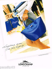 PUBLICITE ADVERTISING 065  1997  le sac COROLLE coll ROSEAU de LONGCHAMP